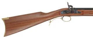 Lyman Trade Rifle,
.50 caliber, 28" barrel, 
percussion, walnut with small crack, brass trim, 
with box, by Investarms